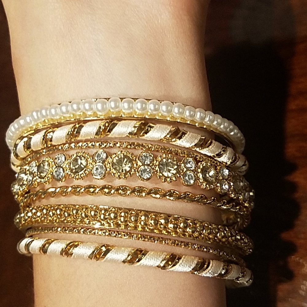 Golden bracelets